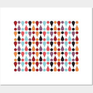 exclamation pattern Posters and Art